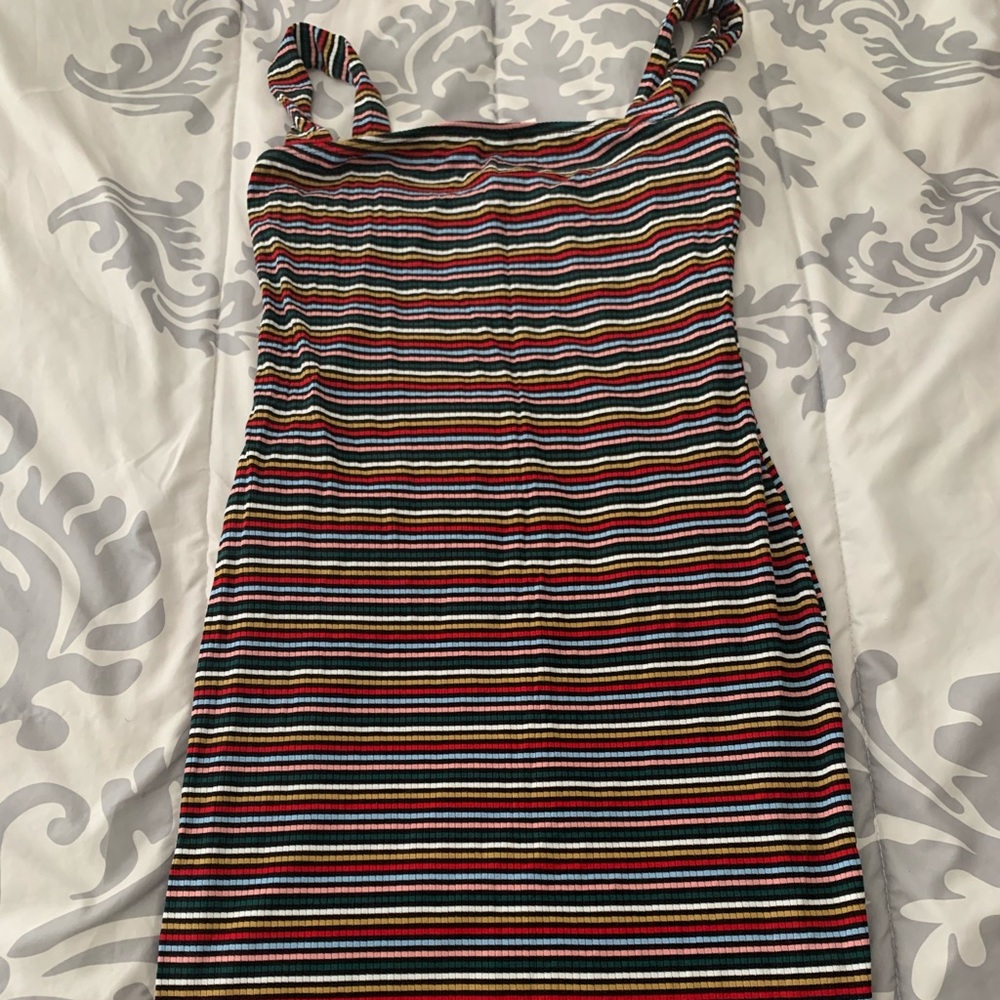multi color Body con dress